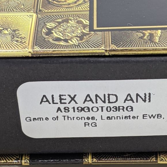 Alex and Ani Rafaleian Gold GOT Lannister Bracelet - Picture 2 of 10